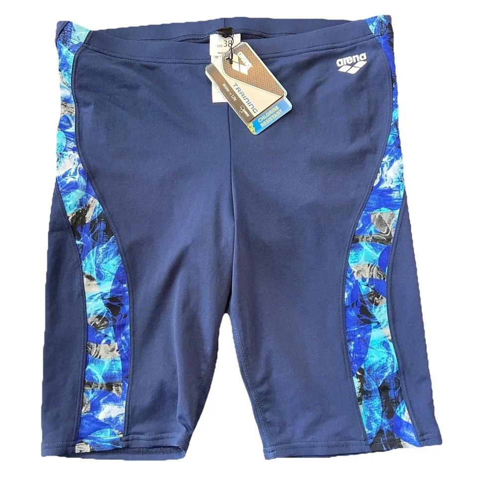 Arena Training Swim Jammers Competitive Diving Chlorine Resistant Mens 38 NWT